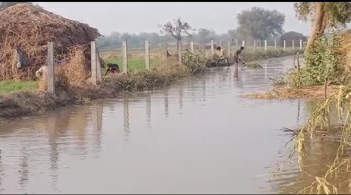 ચરાડા ગામની સીમમાં 20 ફૂટનું ગાબડું