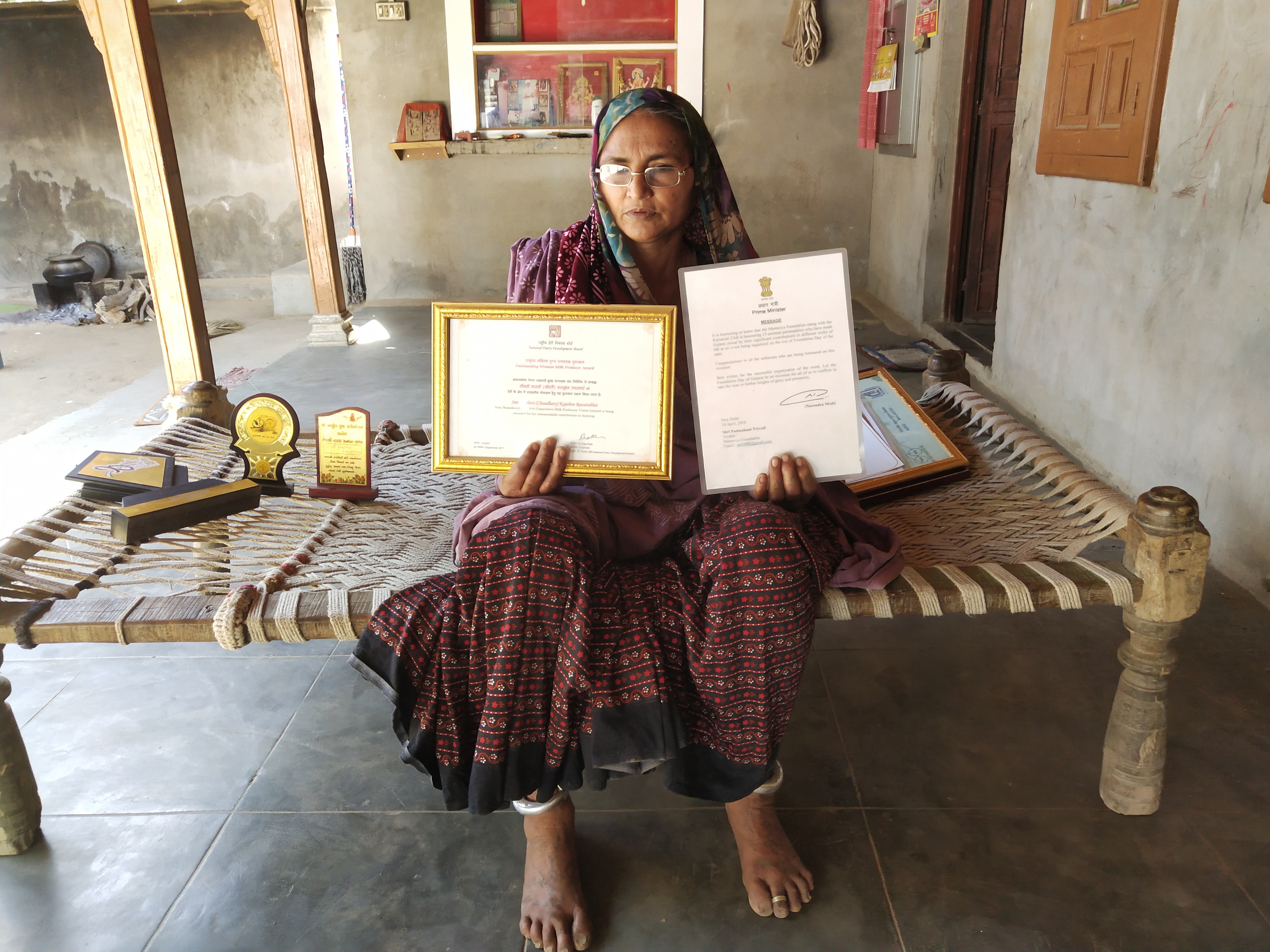 Gujarat woman bags best animal husbandry award on Womens' Day 2020