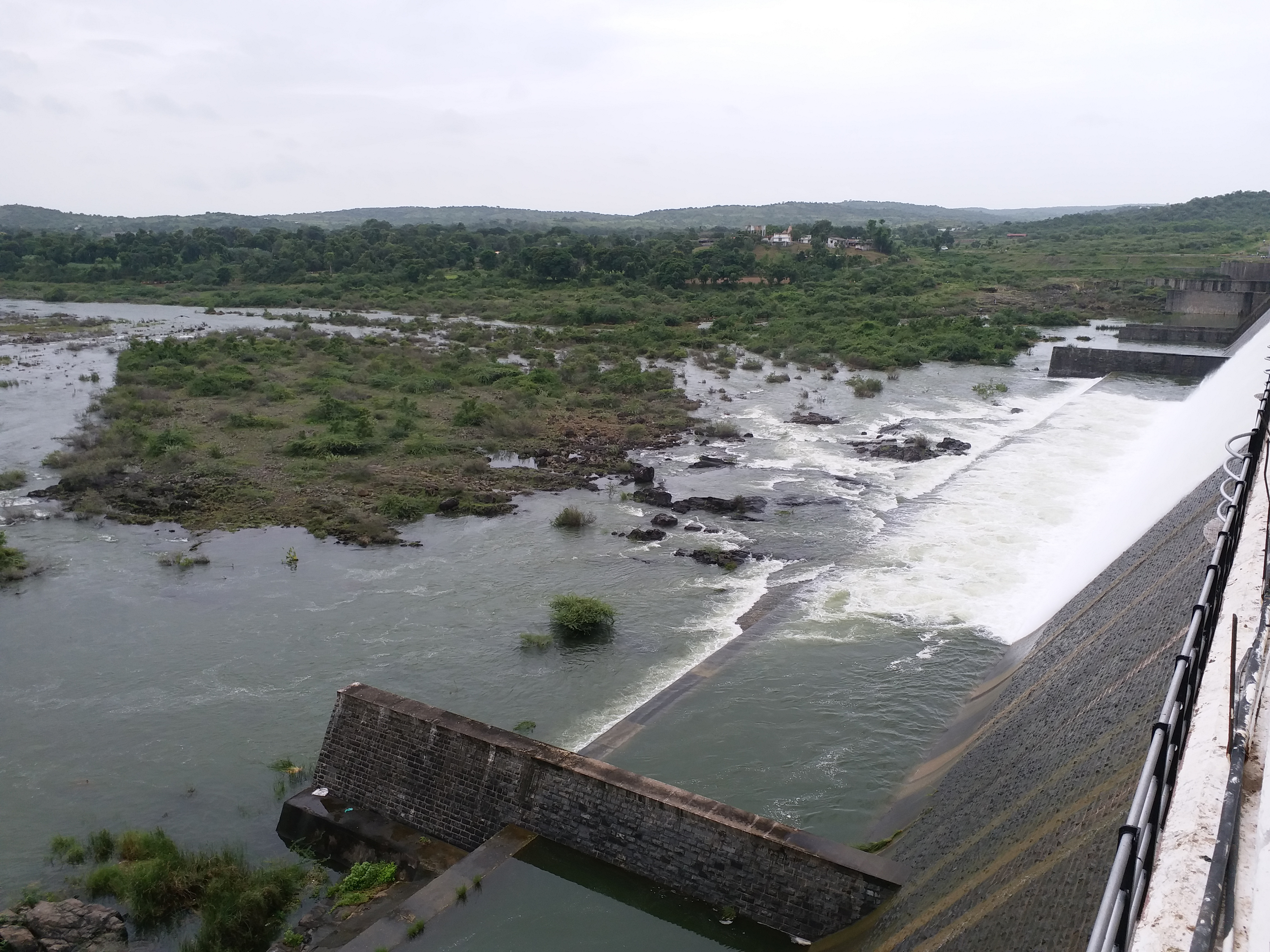 Shetrunji dam in Bhavnagar