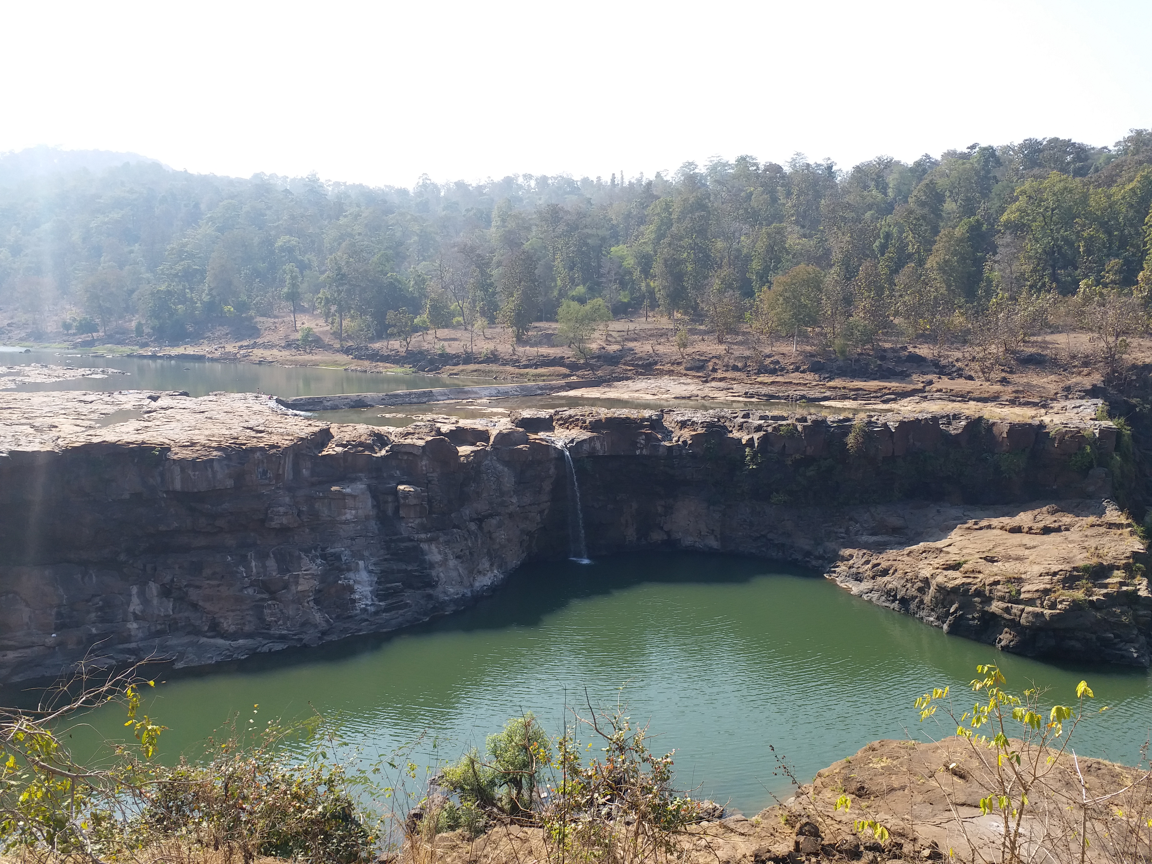 natural picture of gira waterfall in dang