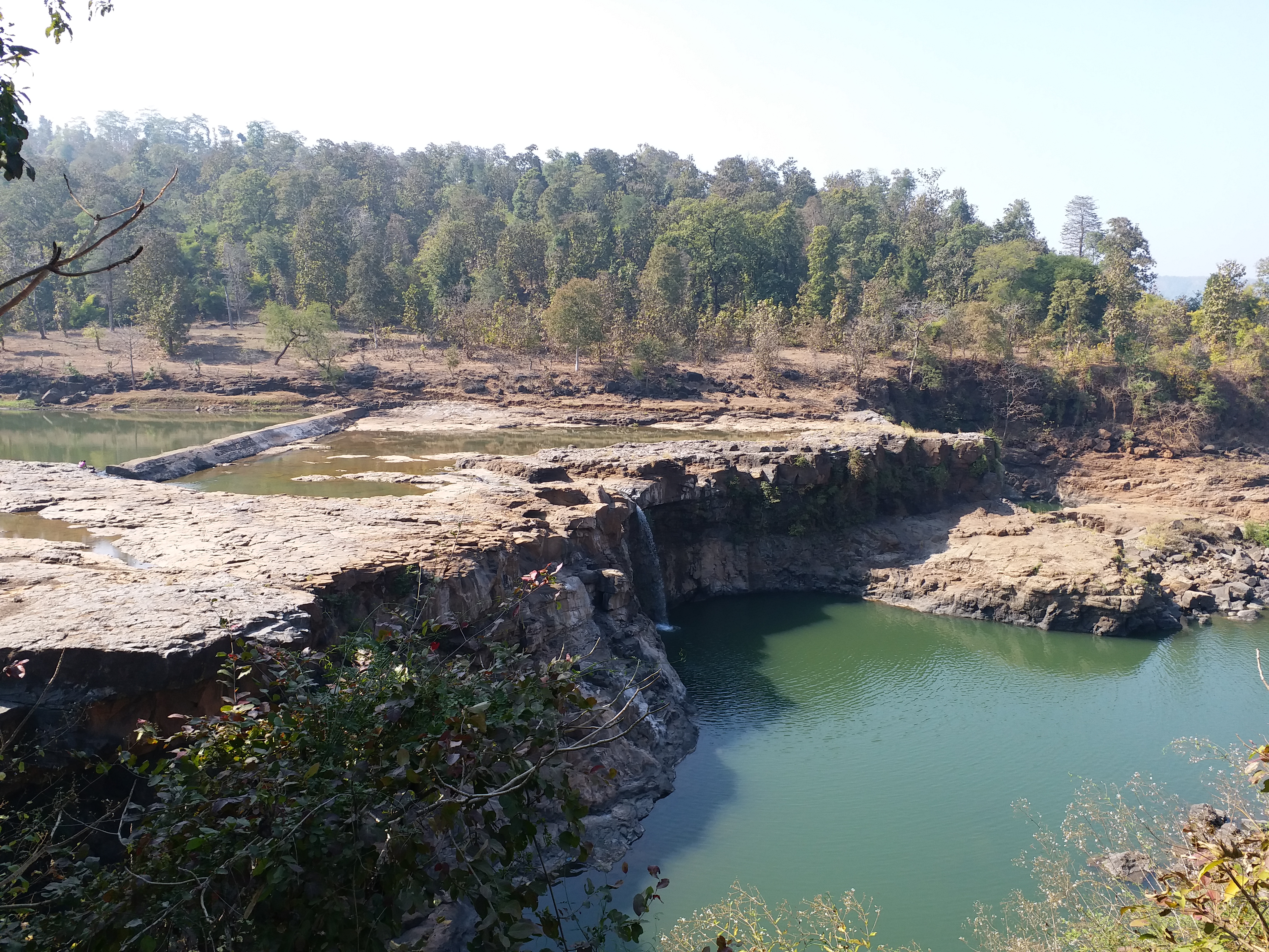 natural picture of gira waterfall in dang