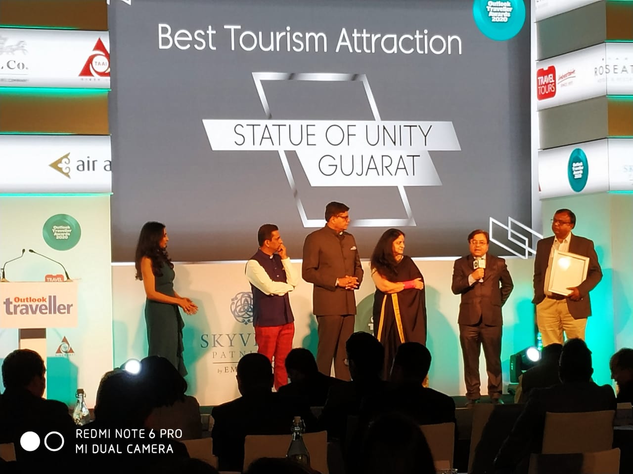 Statue of Unity got 'Best Tourist Attraction Award'