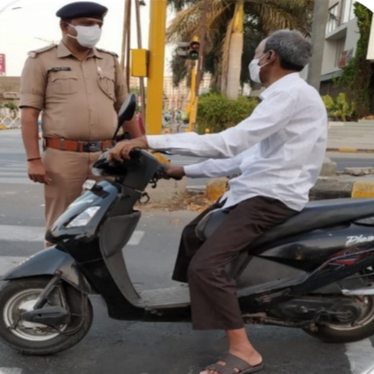 Police detain 332 vehicles in a single day in Rajkot