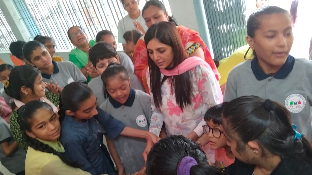 This woman from Rajkot who is known as the mother of 210 mentally challenged children Pooja Patel Attempt Parents Association