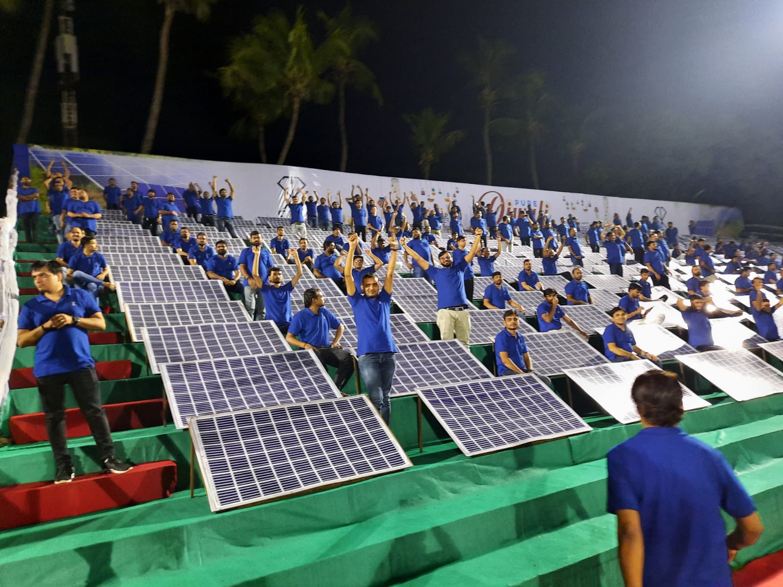 businessman gifts to solar panels