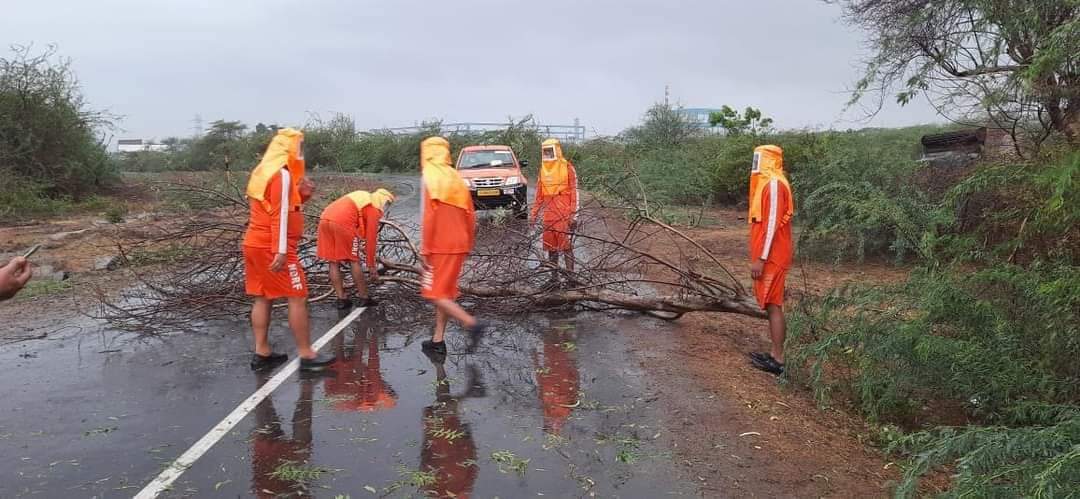 તૌકતે વાવાઝોડાની અસર સુરત શહેર-જિલ્લામાં જોવા મળી