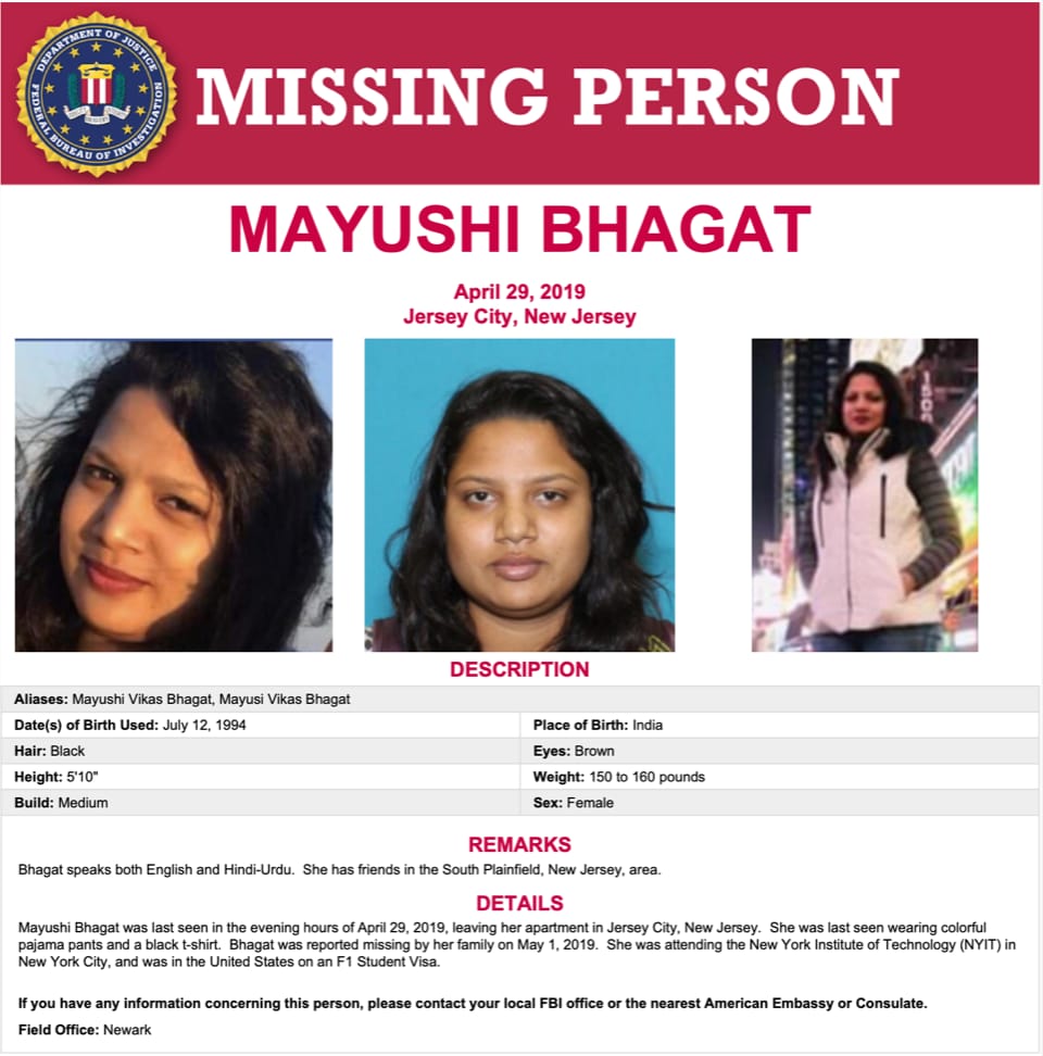 FBI hit name in missing list