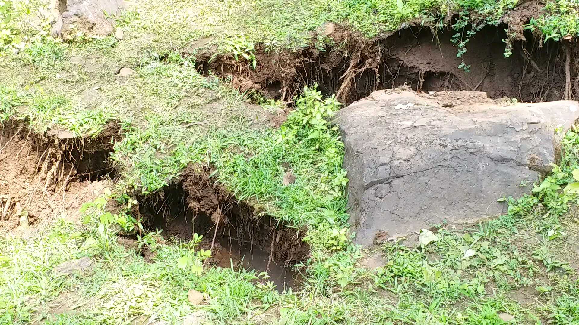 Landslides in Girnar village