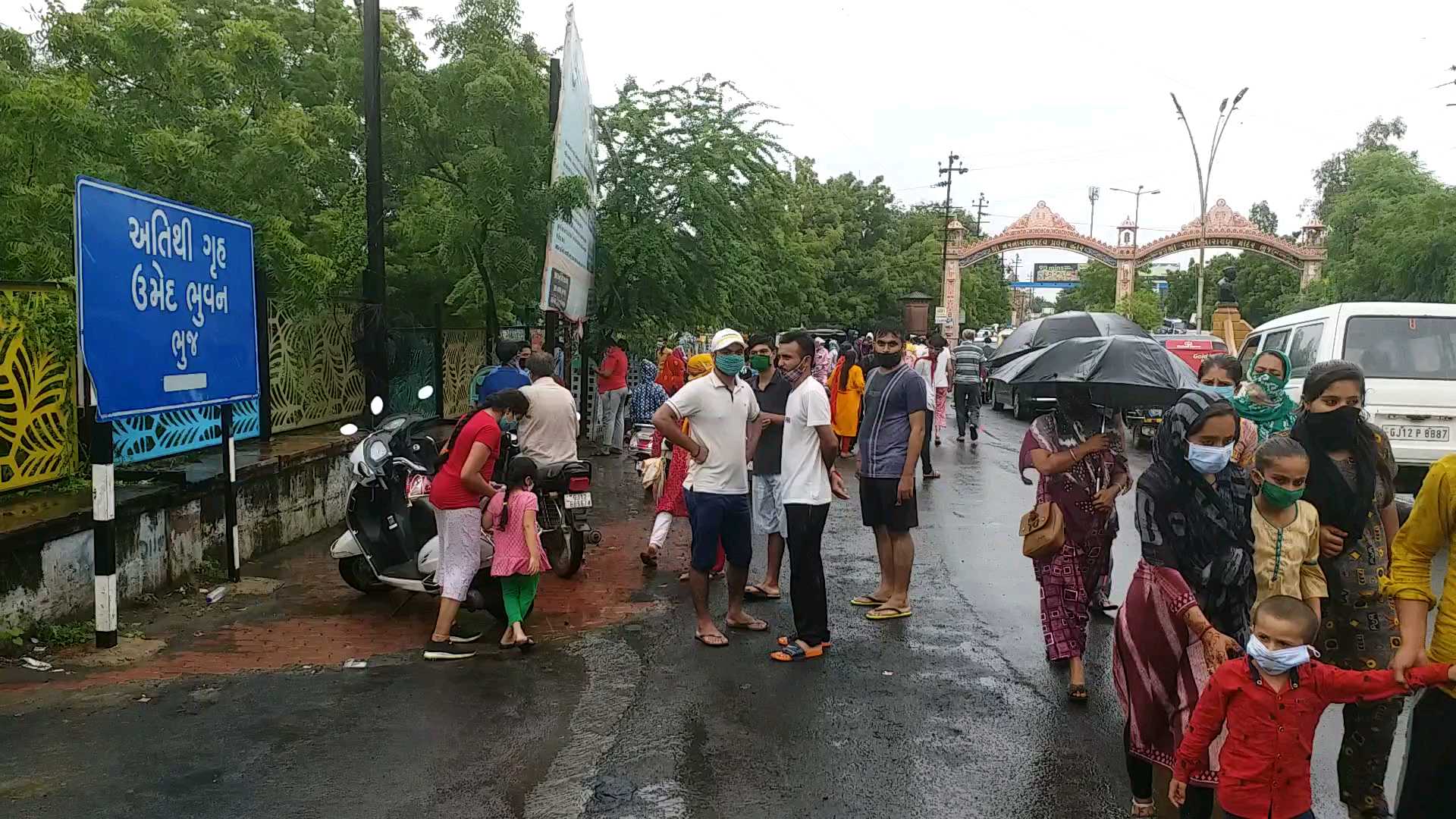 Hamirsar lake of Bhuj is about to overflow