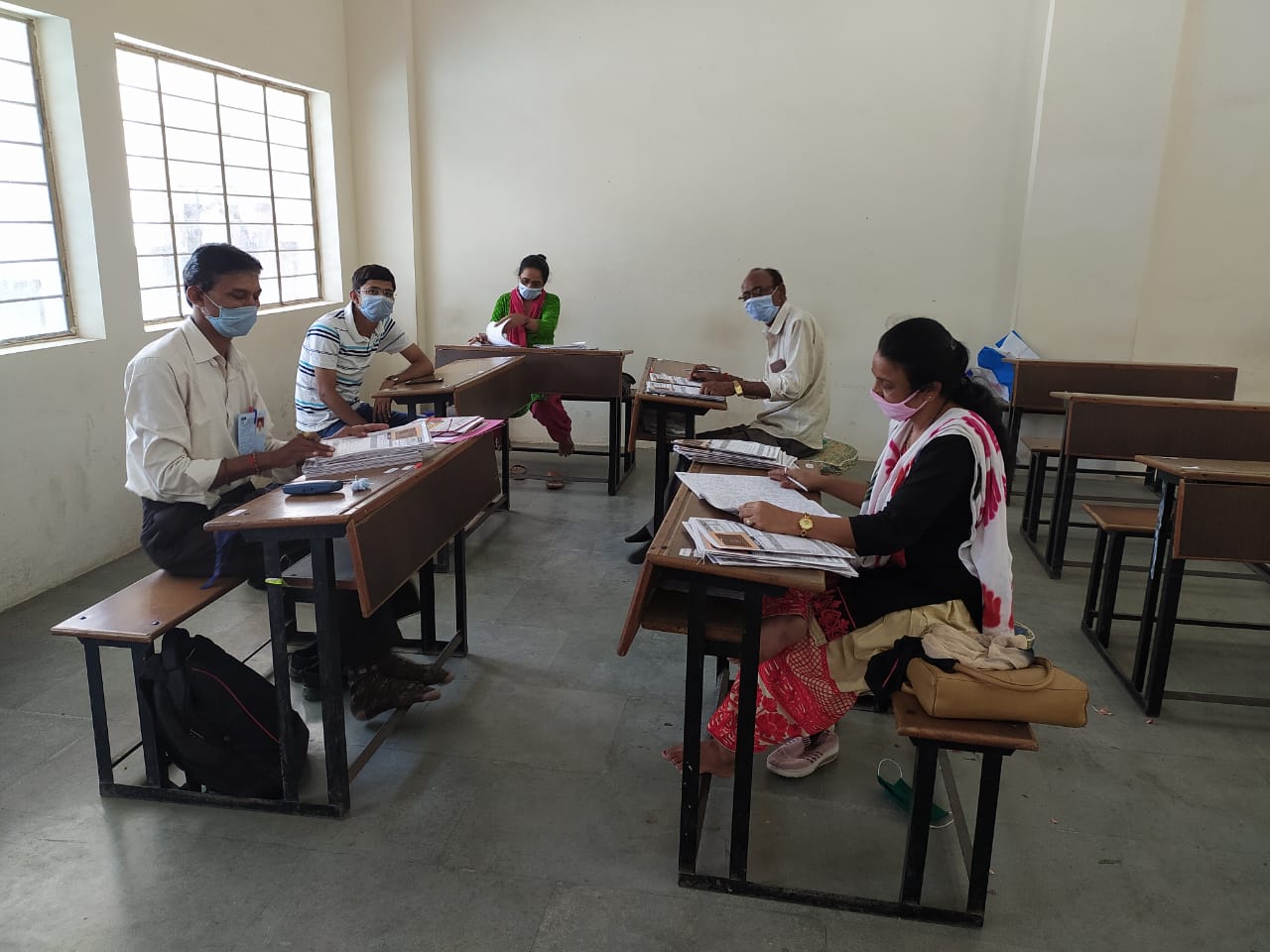 checking of answer sheet in kutch has been started