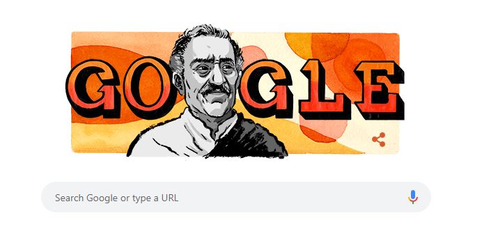 Google's doodle on Amrish Puri