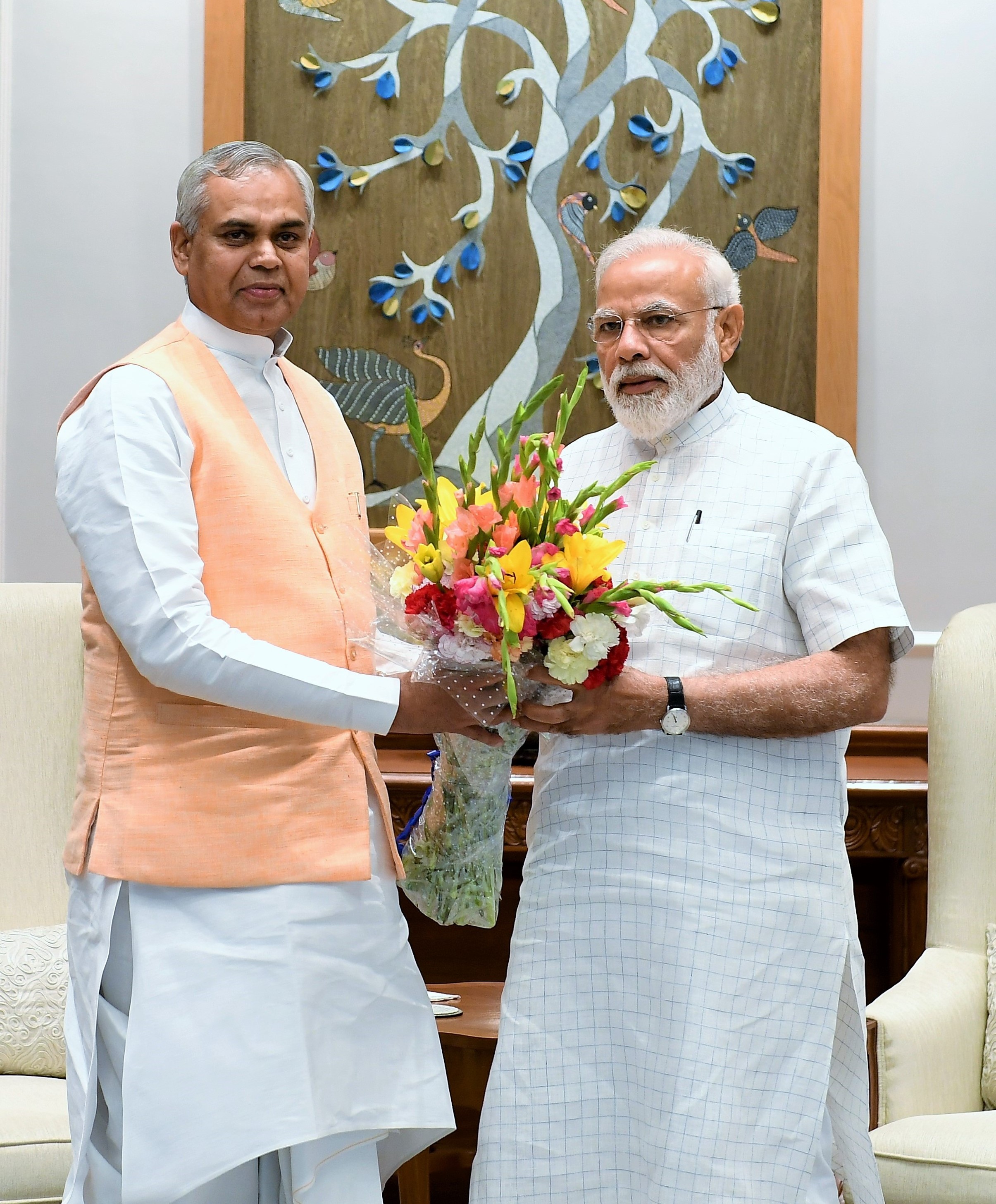 Governor Acharya Devvrat meets PM Narendra Modi