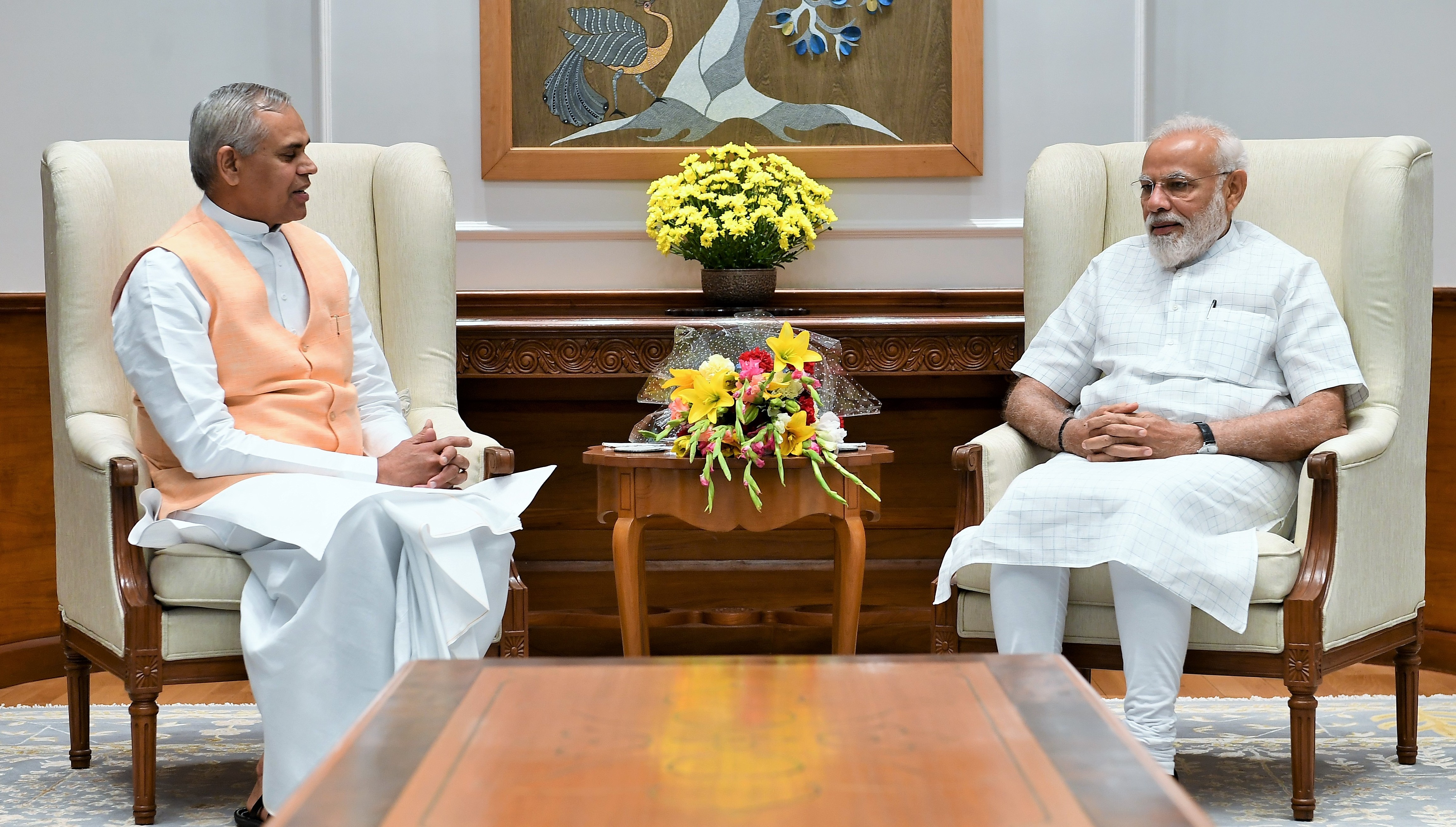 Governor Acharya Devvrat meets PM Narendra Modi