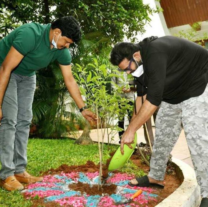 Bahubali completed Green india Challenge