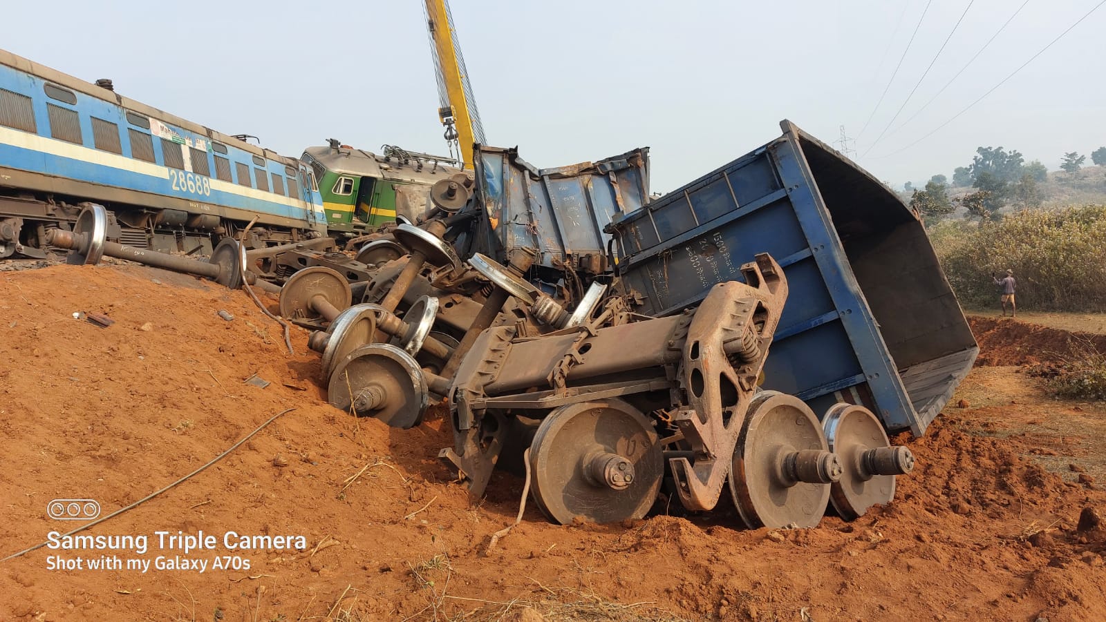 goods train accidnet