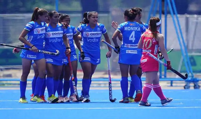 Olympic  Test Event  Indian  women  hockey  beat  Japan  2-1  hockey  Tokyo