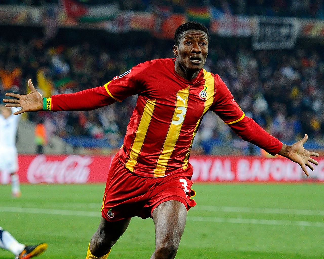 With 6 goals, Asamoah Gyan is the top African goalscorer in the history of the World Cup.