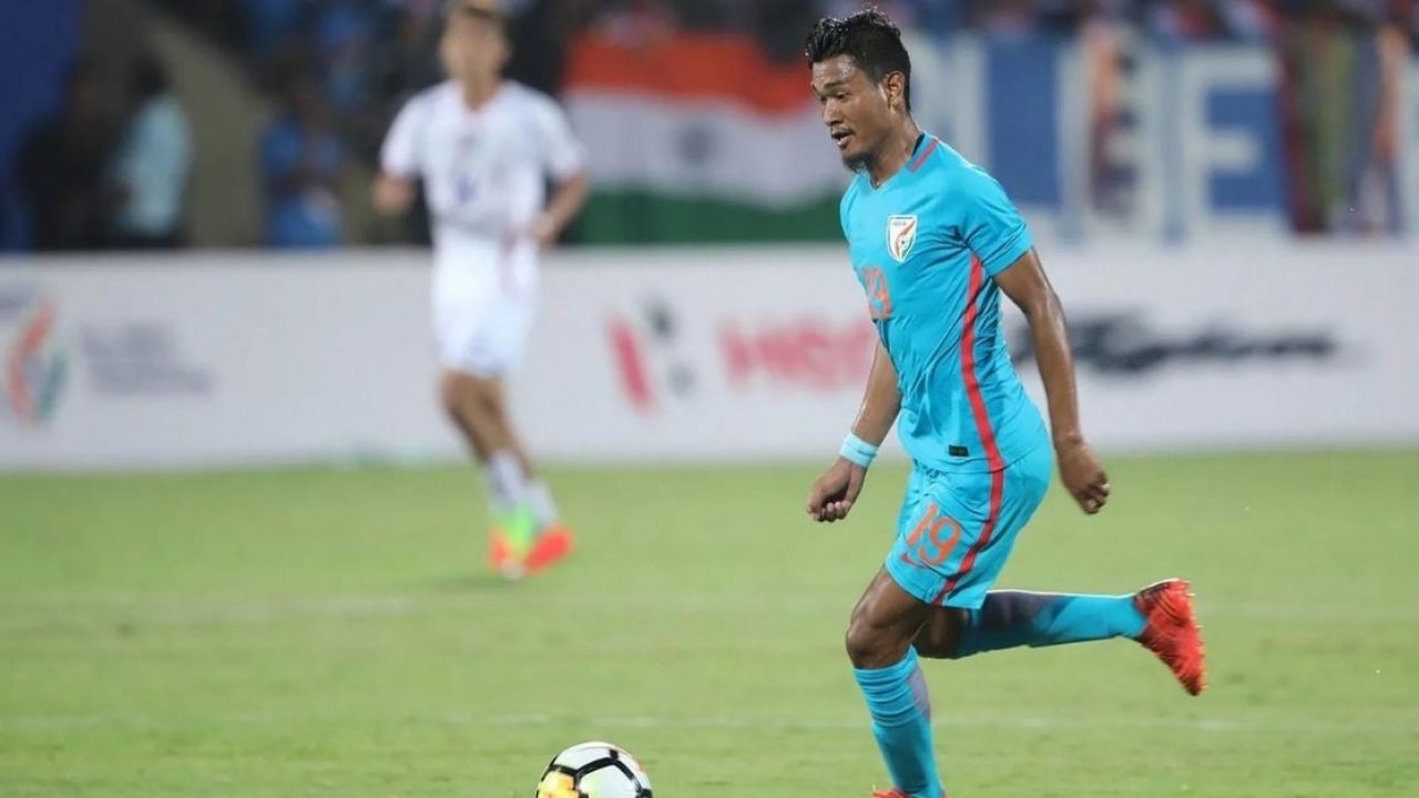 Halicharan Narzary made his India senior debut in 2015 against Nepal.