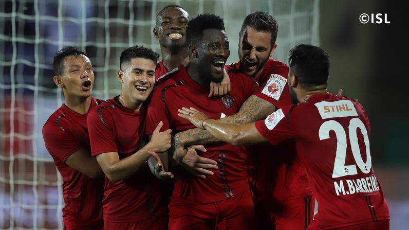 ISL 6, Asamoah Gyan, NorthEast United FC,  Indian Super League,  Odisha FC