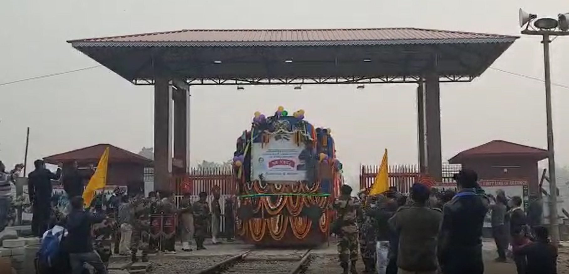 Modi, Hasina inaugurates Haldibari Chilahati rail link