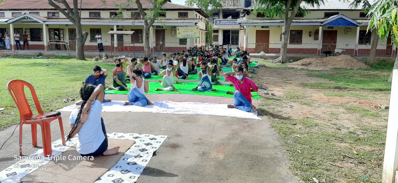 International Yoga Day celebrate in Hojai