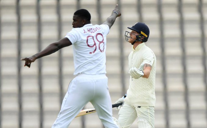 Eng v WI Test, Day 2: Holder picks six, England bowled out for 204