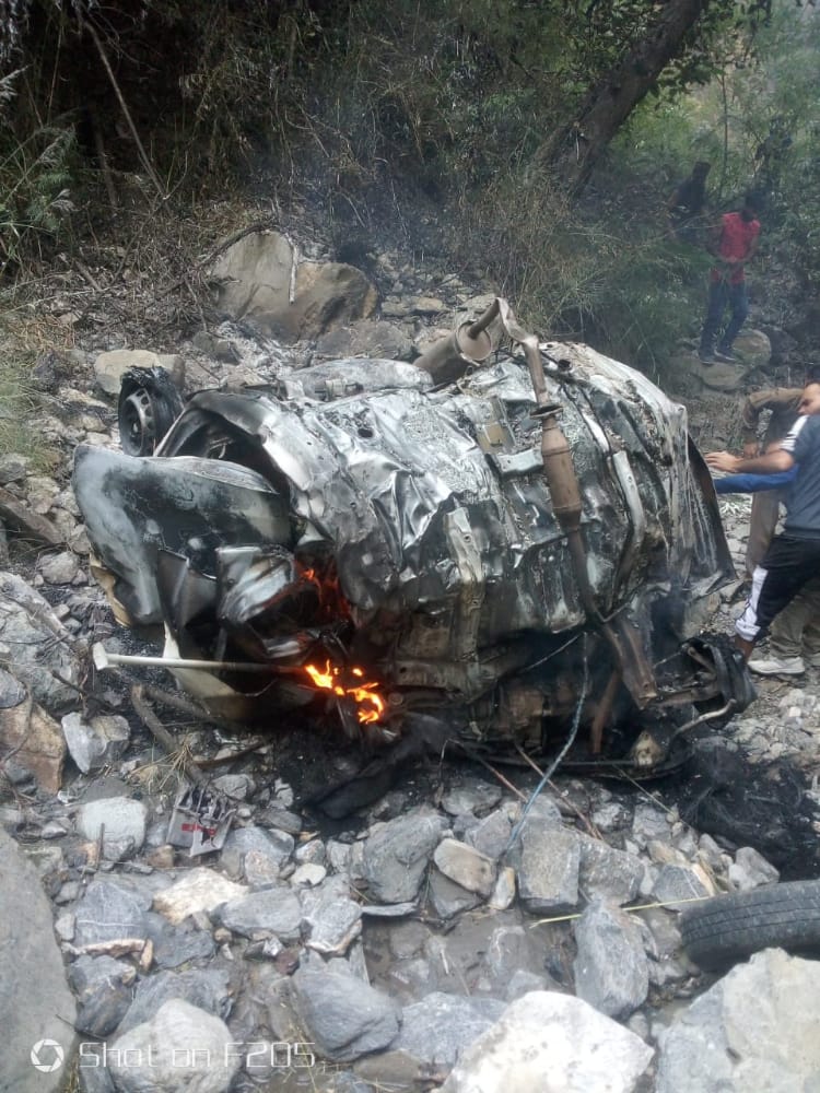 4 people died in road accident in Chamba