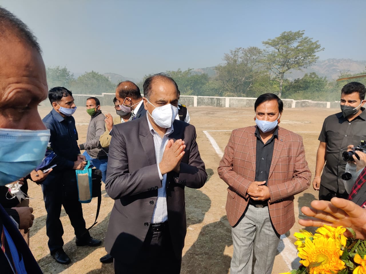 CM Jairam Thakur arrives in Bhatiyat of Chamba