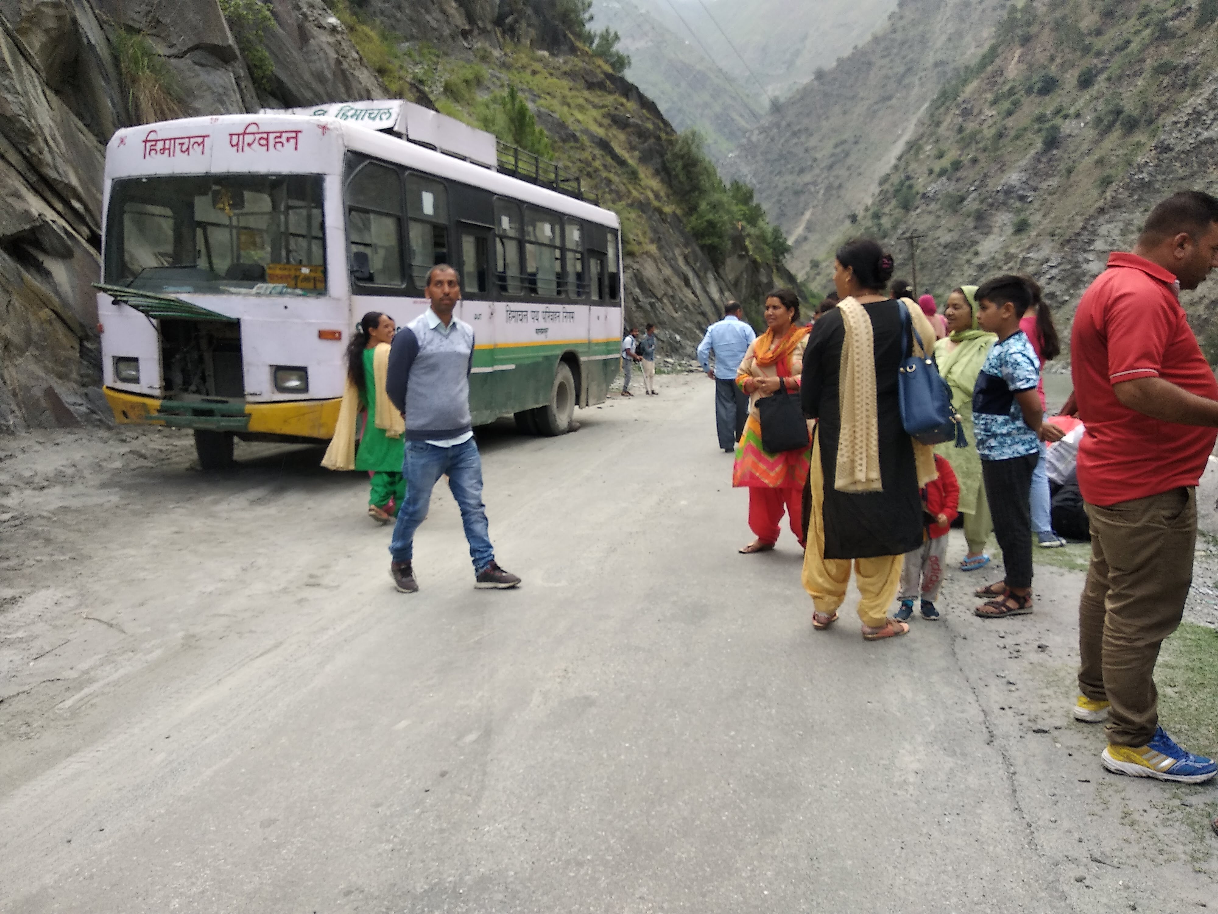 chamba, palampur depot bus got worse