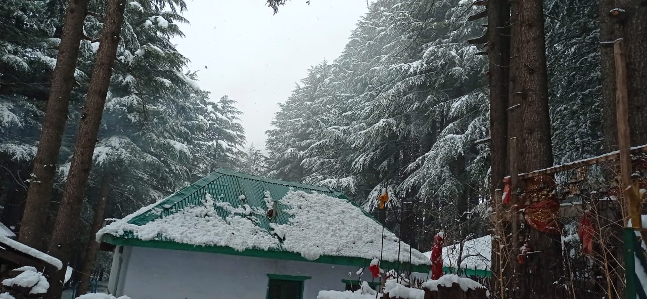 First snowfall of season in Bharmour chamba