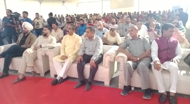 Bikram Singh Thakur laid the foundation stone of Data and Skill Center