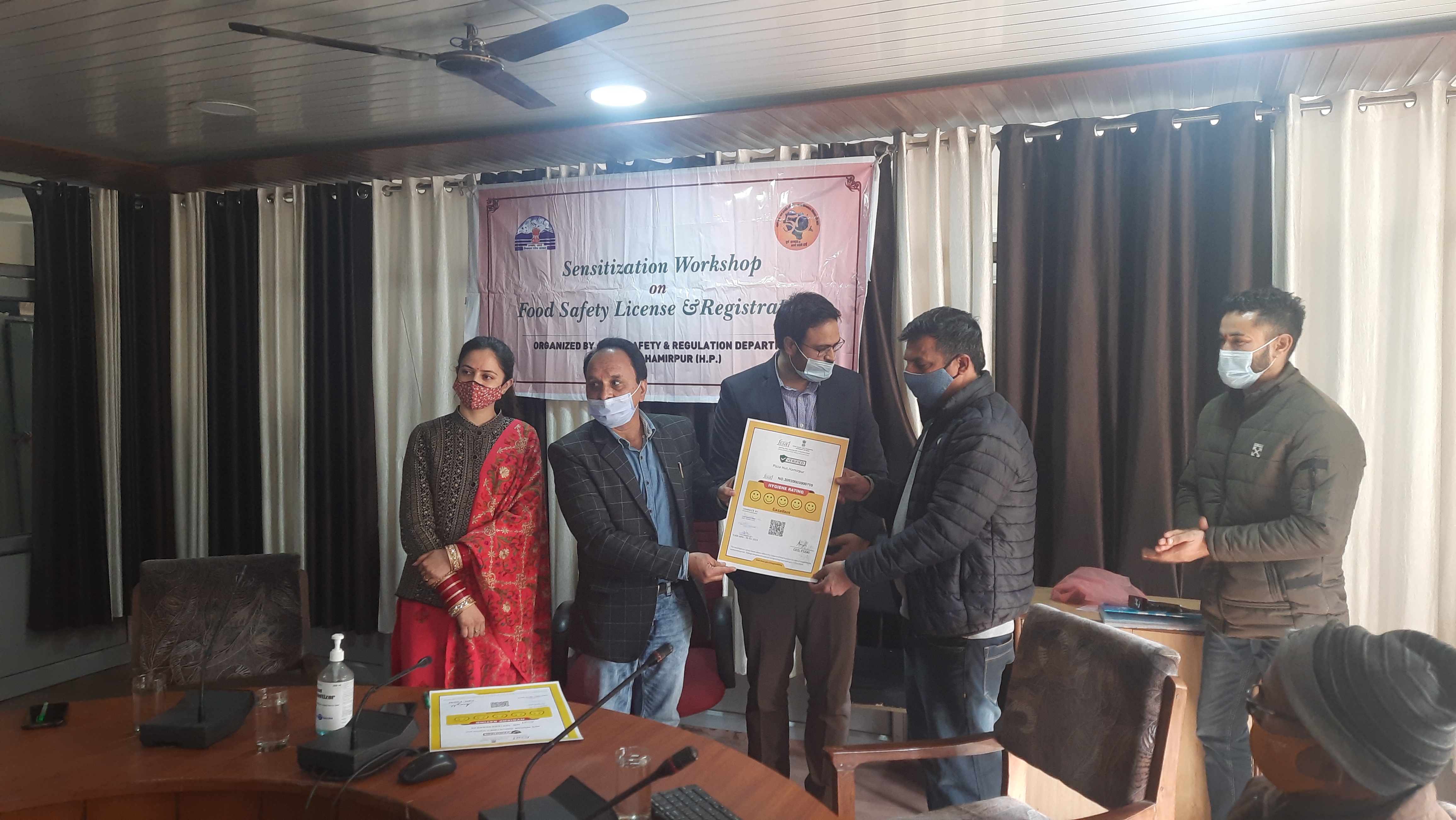 Sanitization workshop organized in Hamirpur