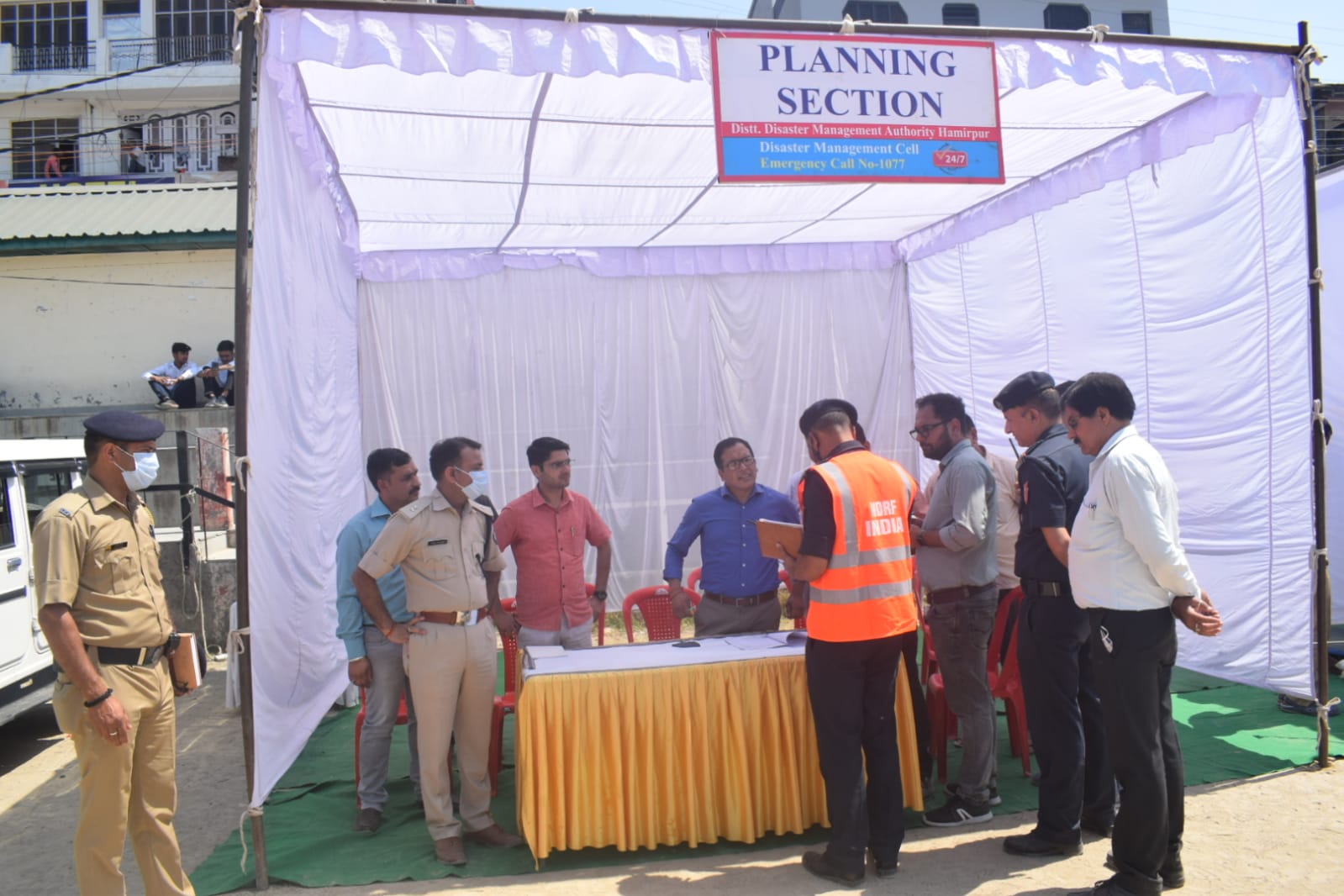 Mock drill organized in Hamirpur