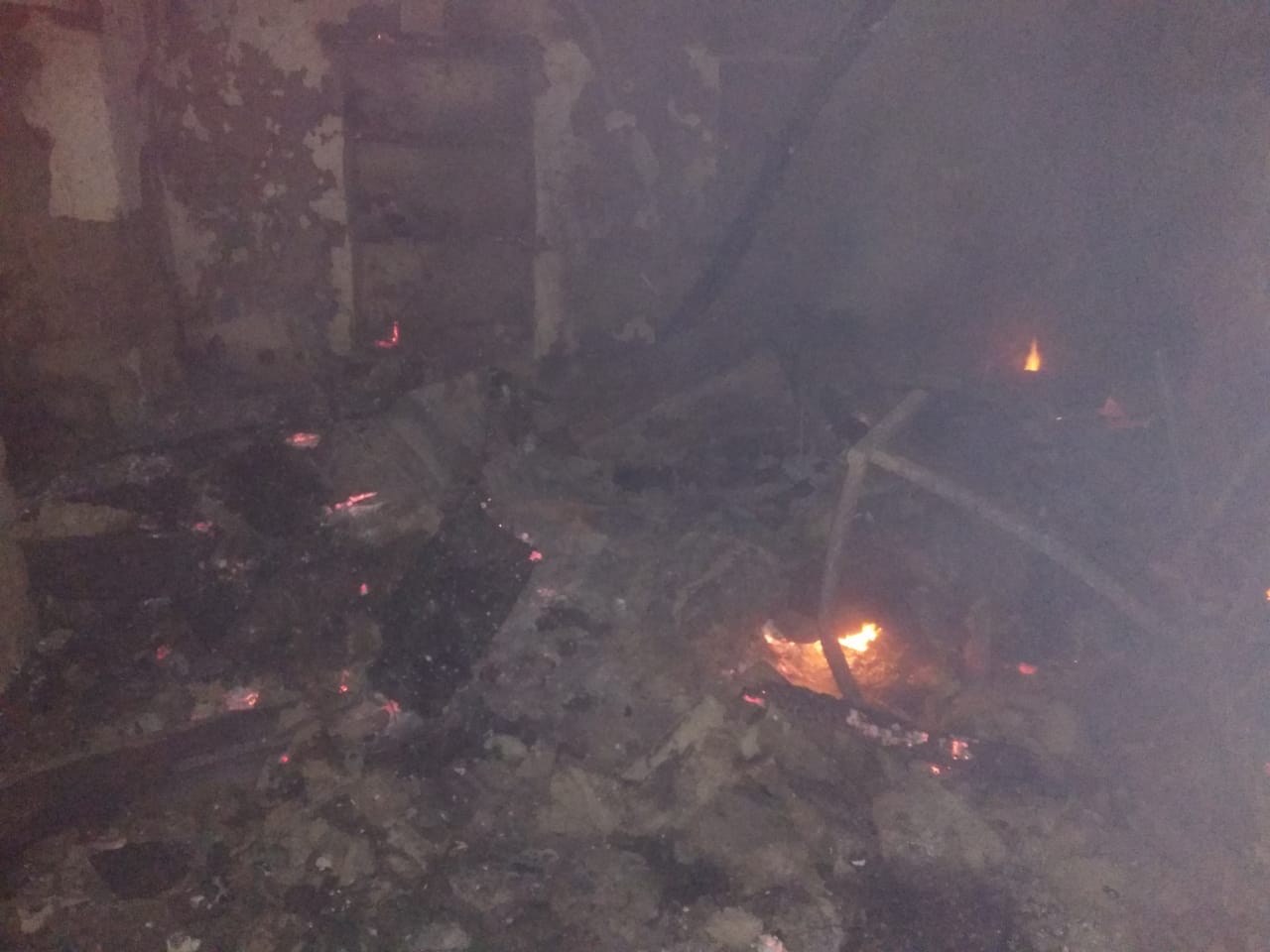 Fire incident in Takru village of hamirpur