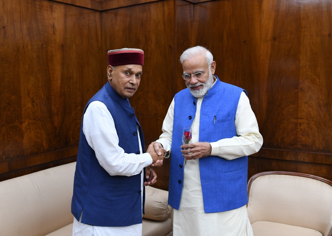 Dhumal meet Modi