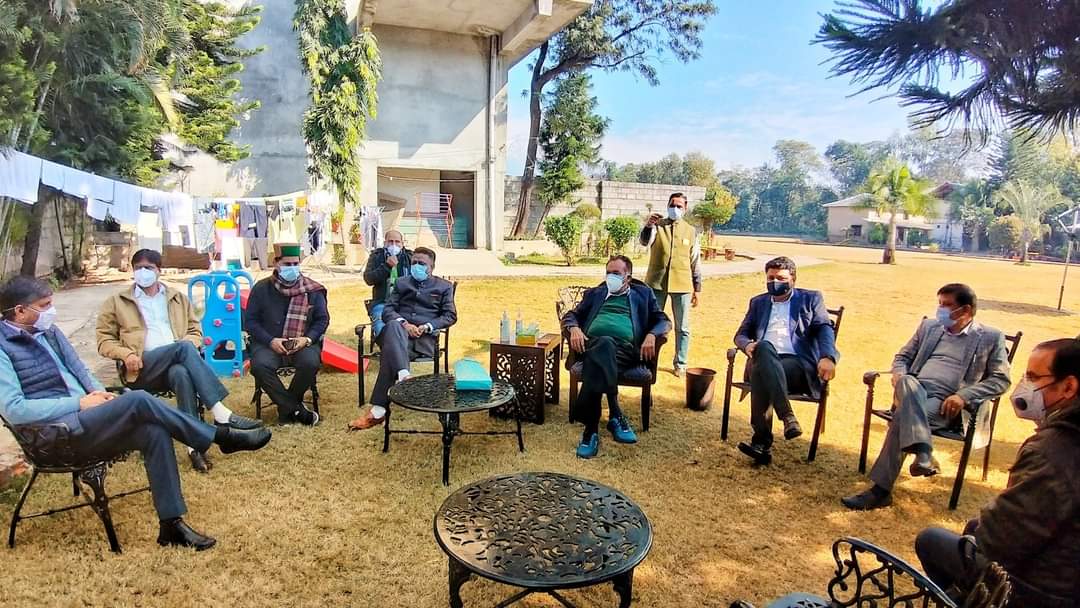 political meeting of congress in kangra