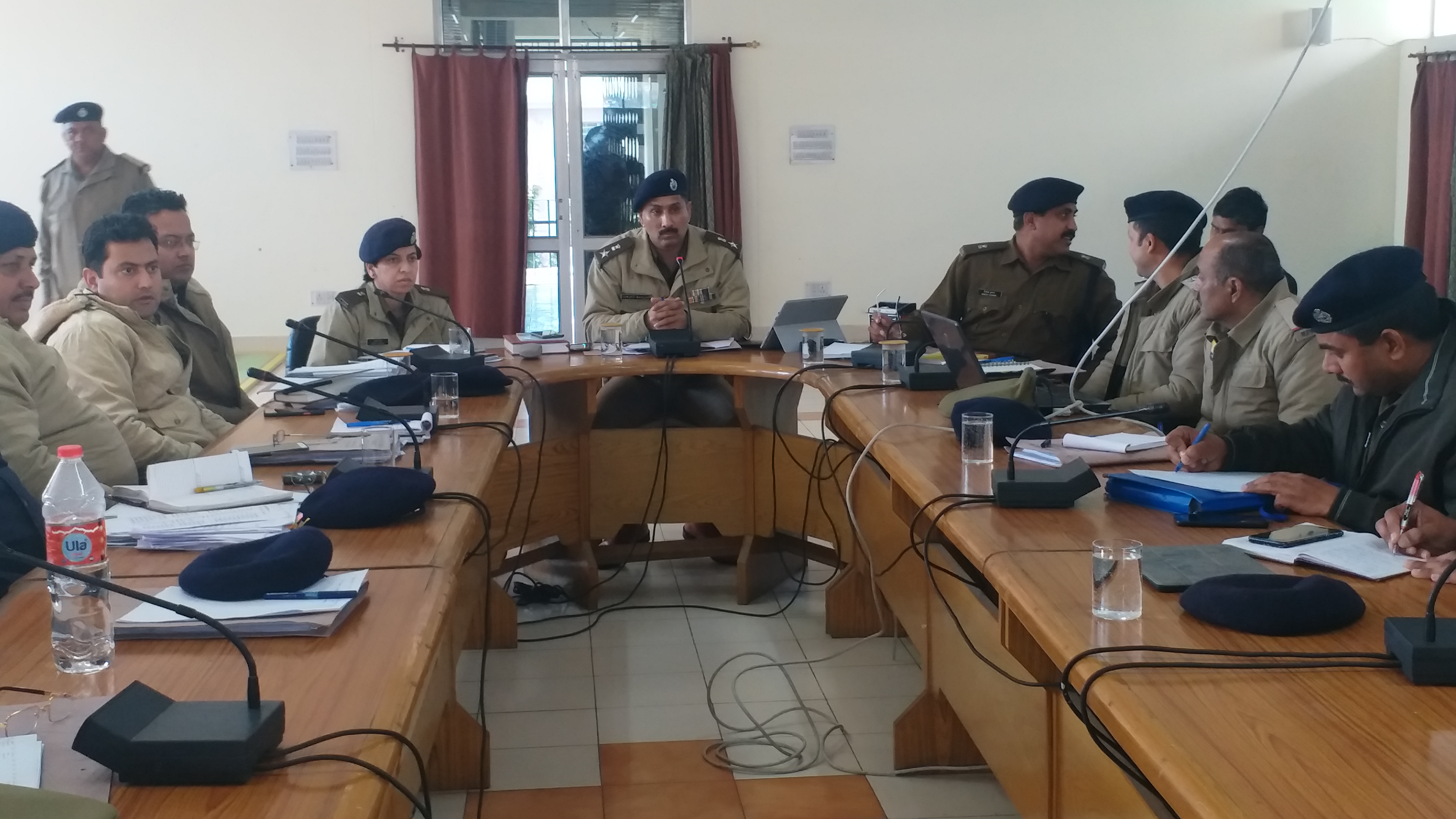 District level crime meeting organized in Dharamshala, धर्मशाला में जिला स्तरीय क्राइम मीटिंग आयोजित