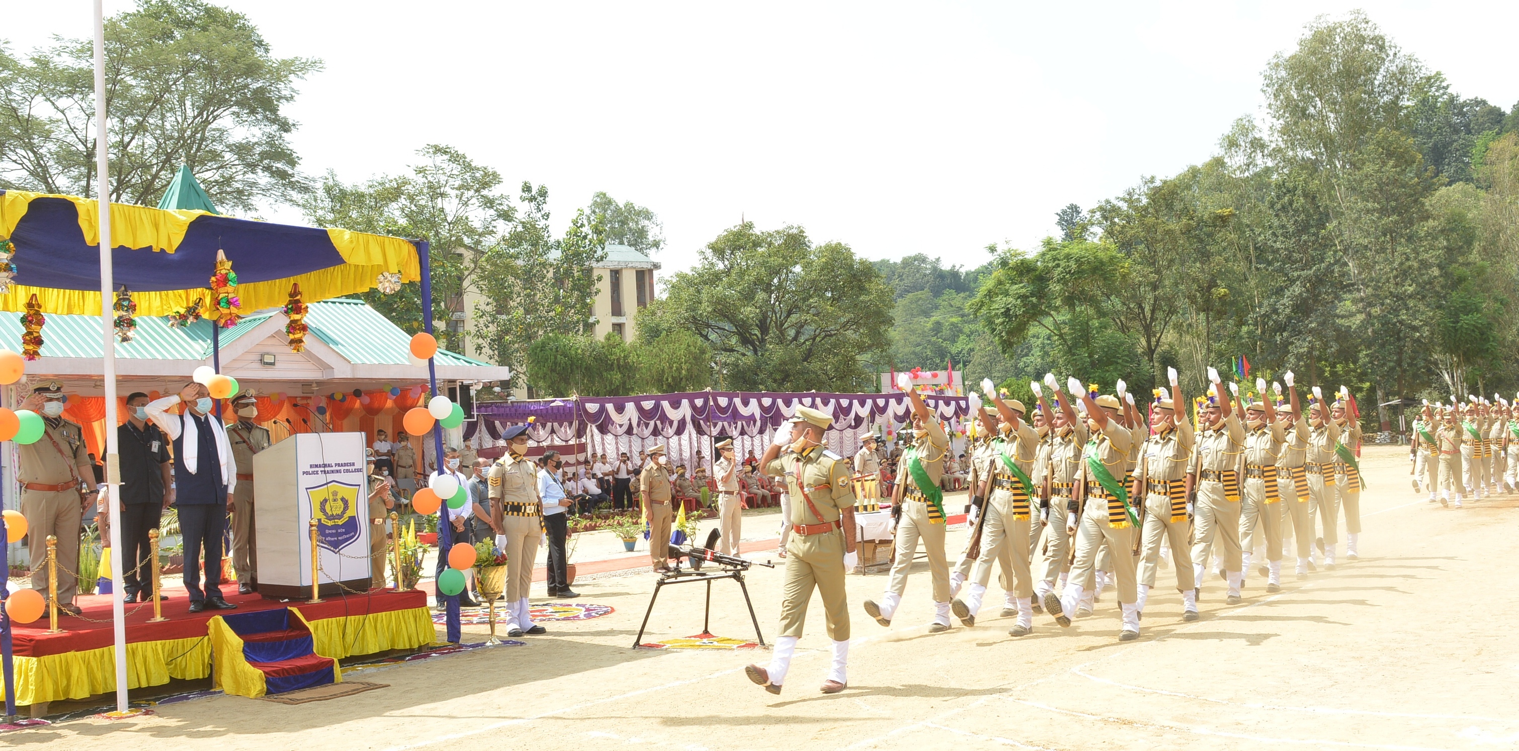 Convocation held by Police Training College Daroh in kangra