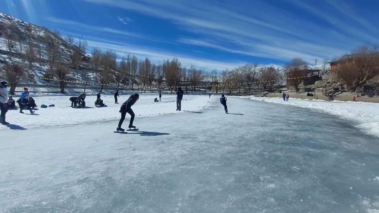 Ice Skating Competition Concludes in Kinnaur.