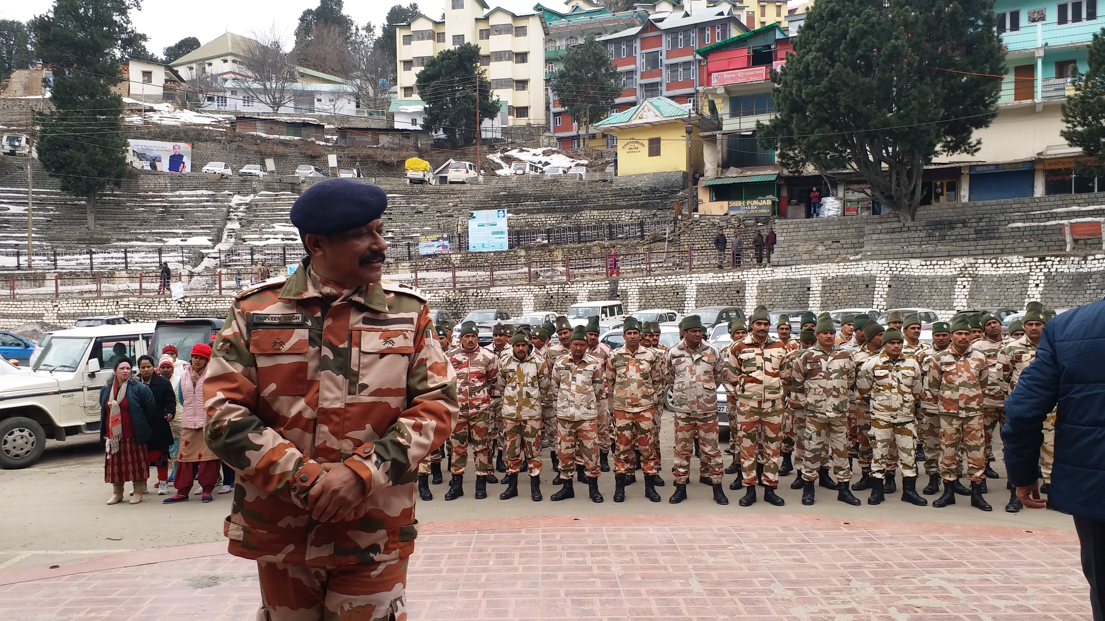 ITBP soldiers celebrate constitution day in reckong peo