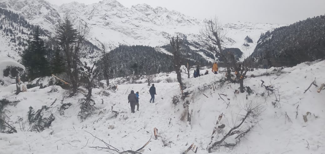 60 lakh damage due to glacier in Ribba village of Kinnaur, किन्नौर के रिब्बा गांव में ग्लेशियर से करीब 60 लाख का नुकसान