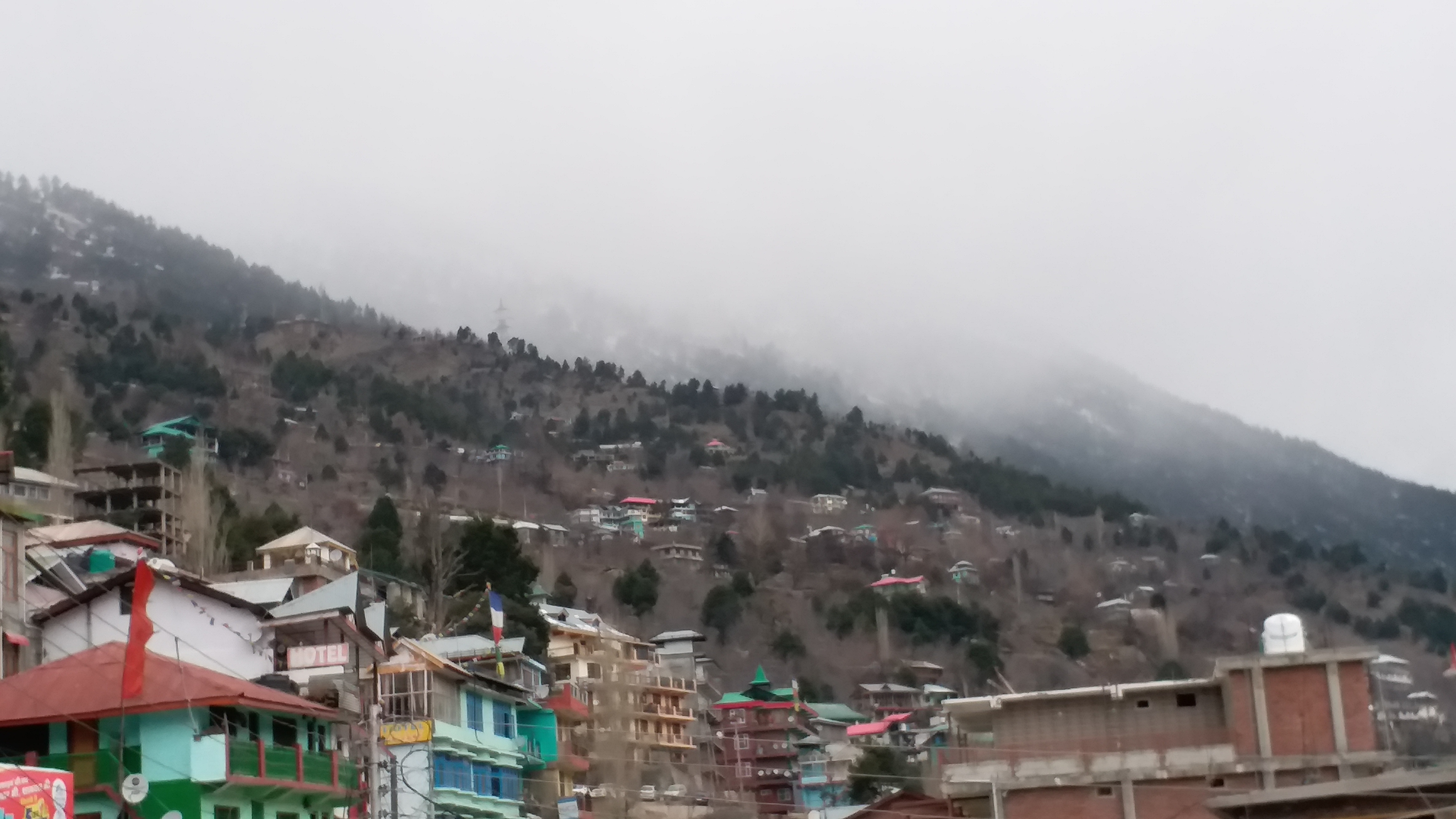 snowfall started in kinnaur