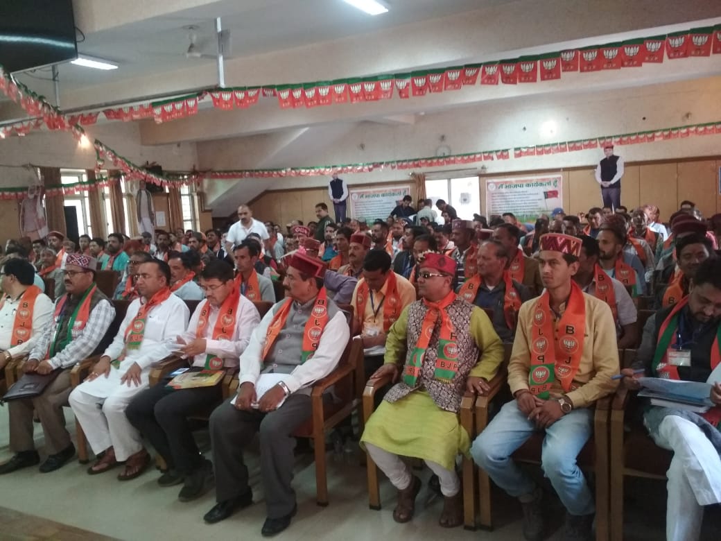 bjp training camp in kullu