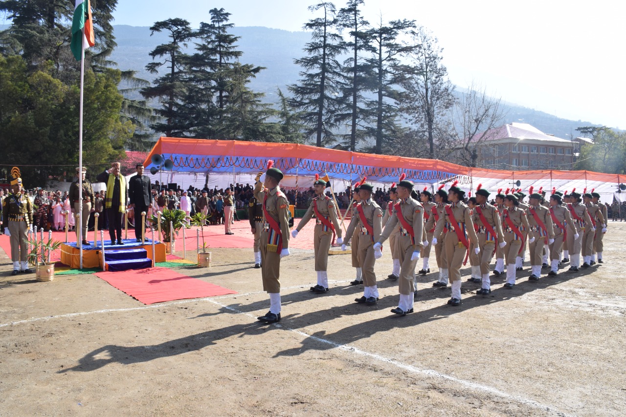 District level Republic Day celebrated at Dhalpur