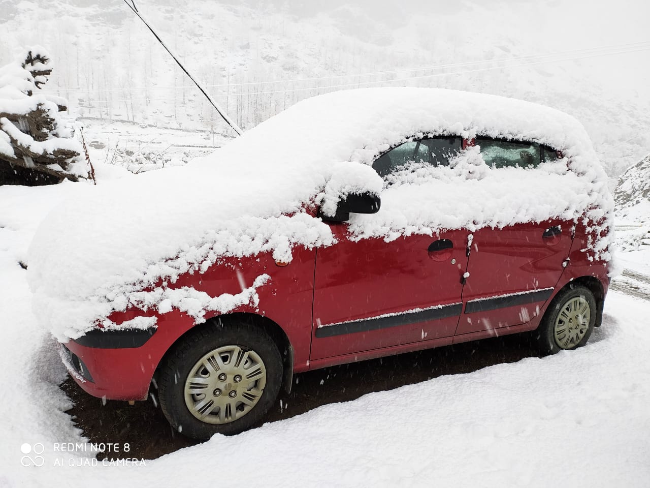 fresh snowfall