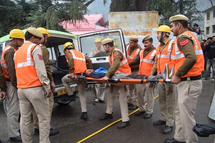 mock drill organized in kullu