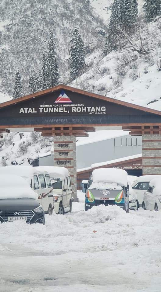 snowfall in rohtang