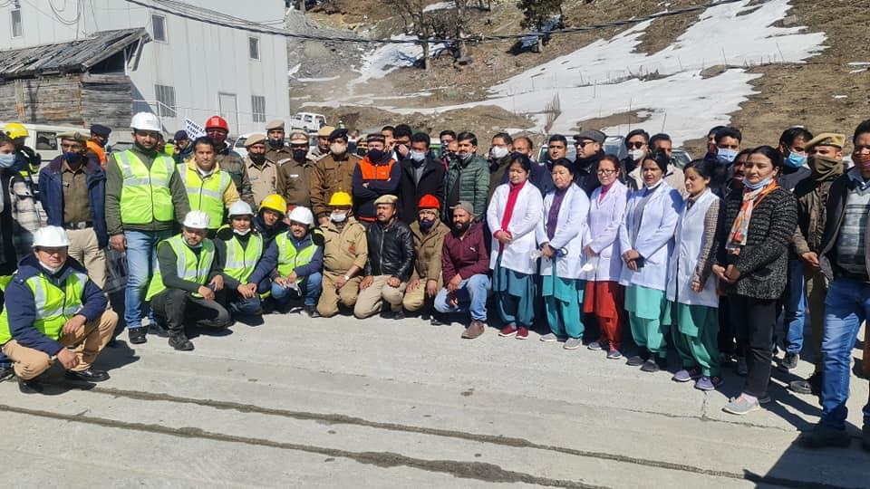 Mock Drill in Atal Tunnel Rohtang