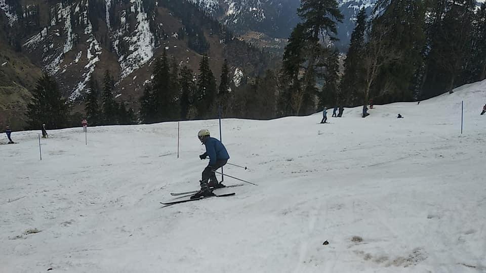 skiing training