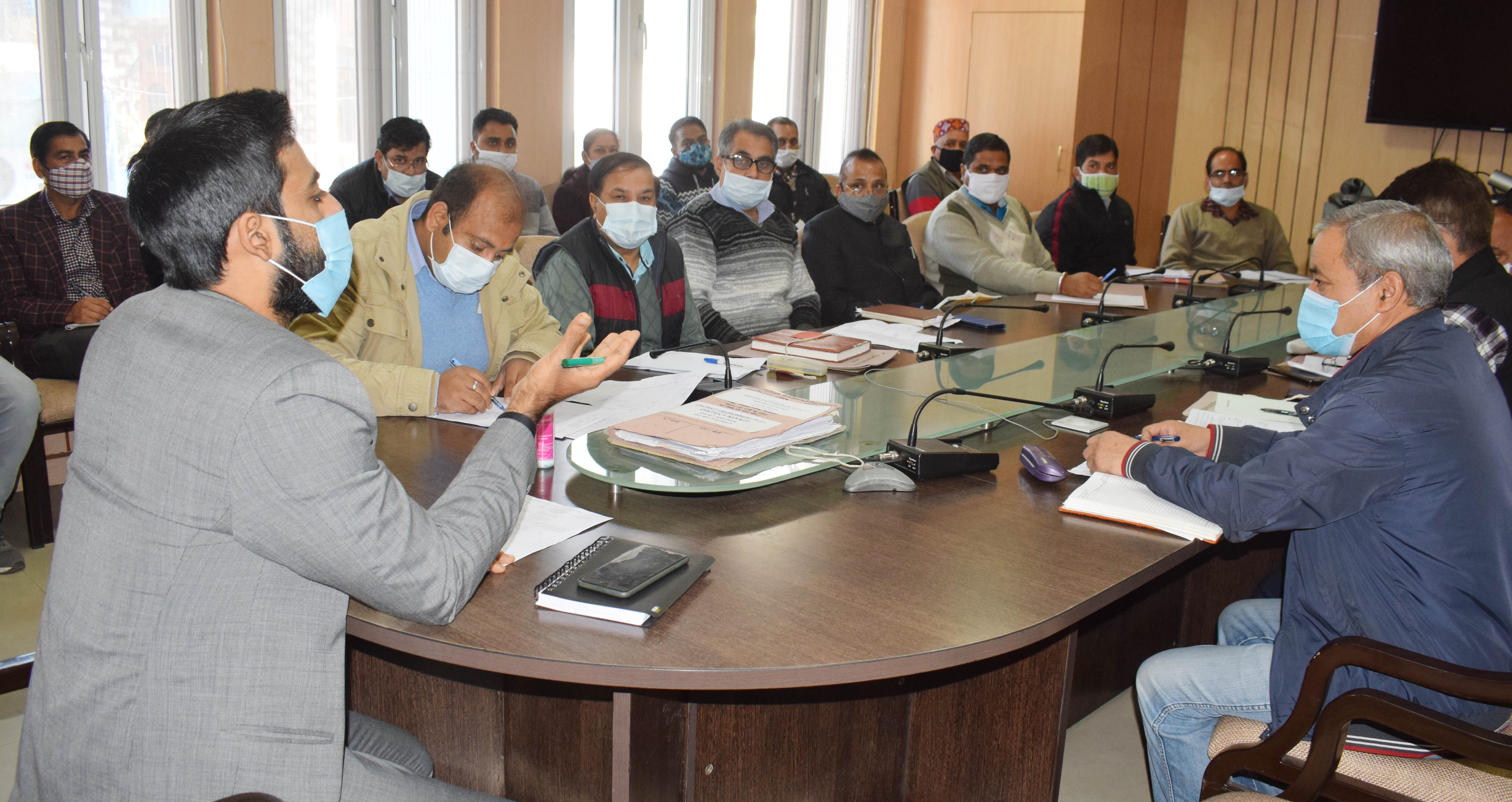 District level committee meeting in Mandi in compliance with the instructions of National Green Authority